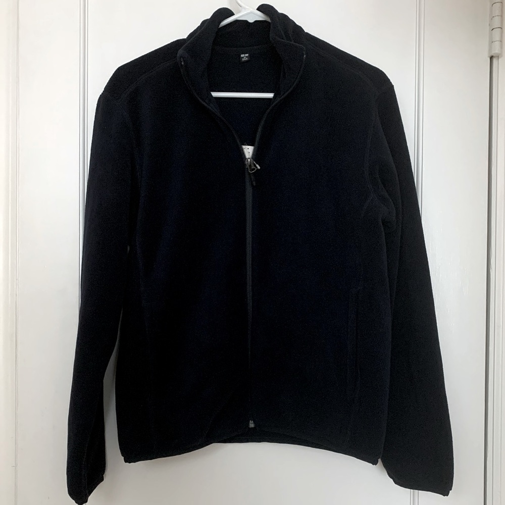 ✨NWT✨ Navy Uniqlo Fleece Jacket - Men’s XS